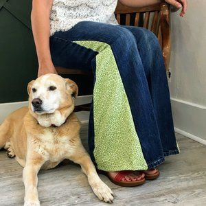 Leopard Print Bell Bottoms - Flare Jeans